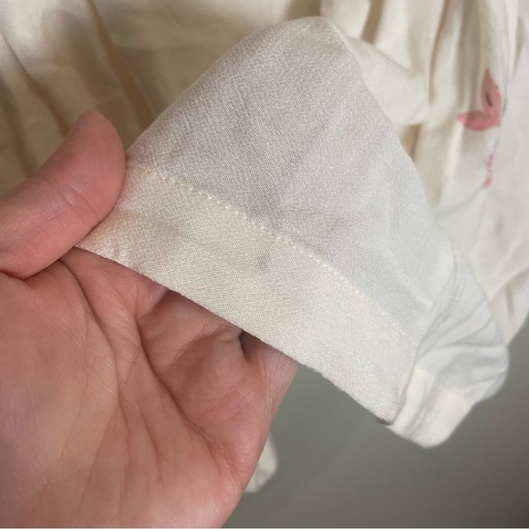 FREE PEOPLE Gemma Floral Tunic Minidress in Ivory - Picture 7 of 12